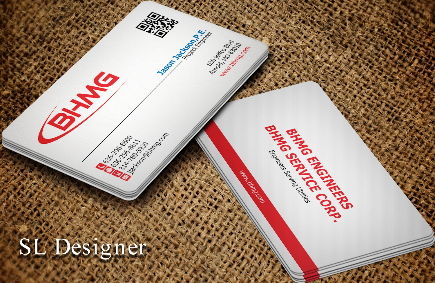 Business Card Design by SL Designer for BHMG  | Design #9940291