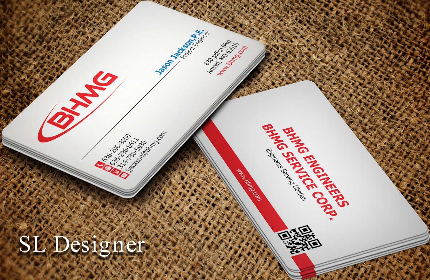 Visitenkarten-Design von SL Designer für BHMG  | Design #9951556