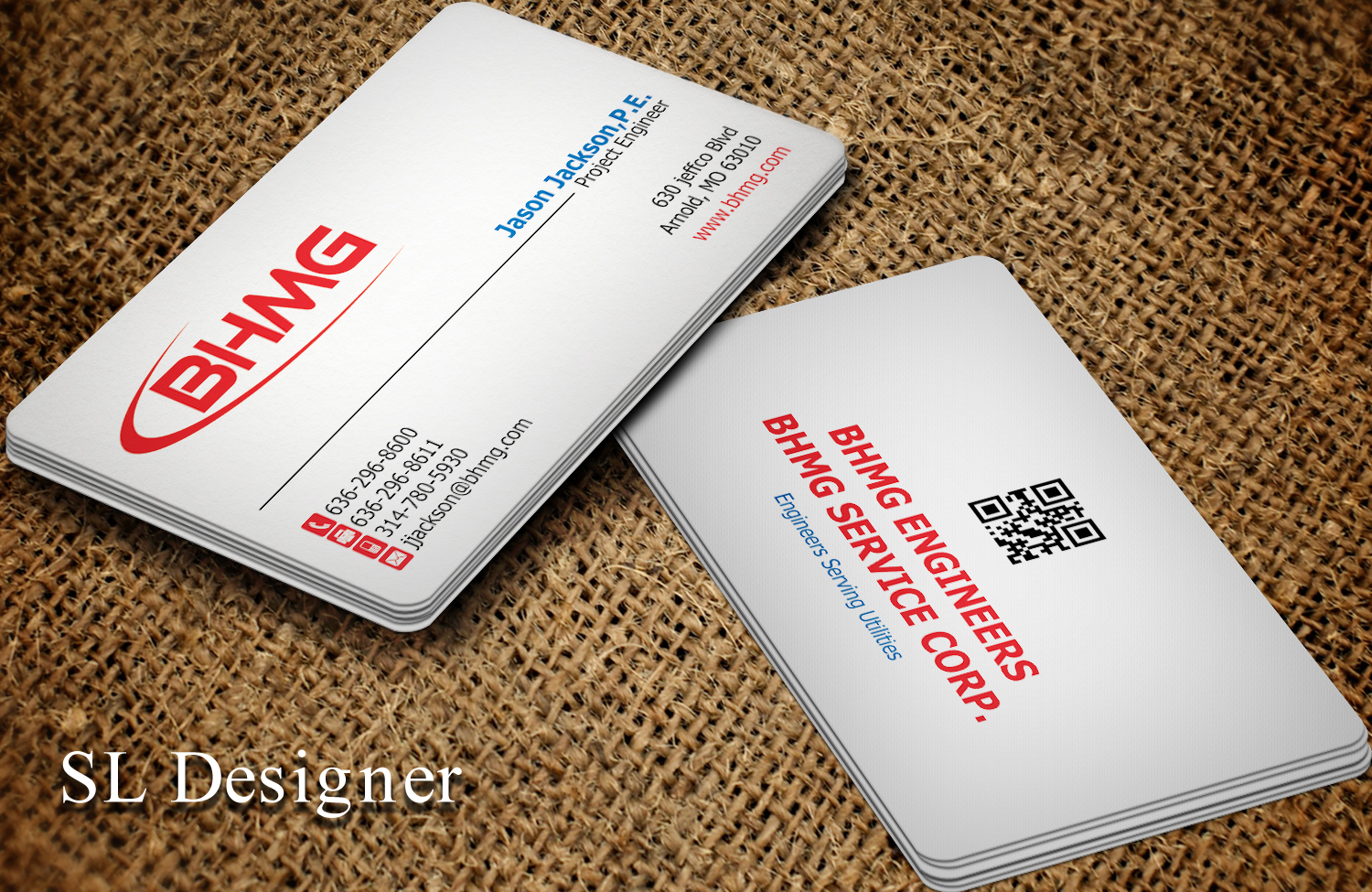 Business Card Design by SL Designer for BHMG  | Design #9951558