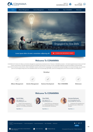 Web Design by pb for this project | Design: #9956056