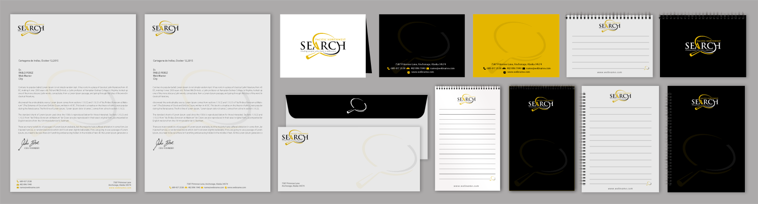 Schreibwaren-Design von chandrayaan.creative für PNW Search | Design: #10931300