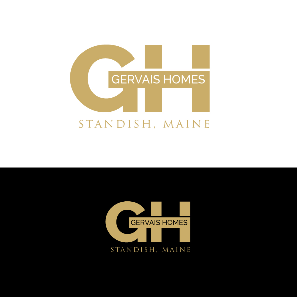Modern, Serious, Real Estate Logo Design for GH Gervais Homes. Standish