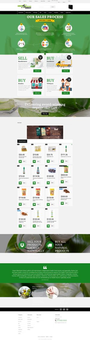 Green Marketplace Homepage Banner designs | Banner-Design von Mayank Patel