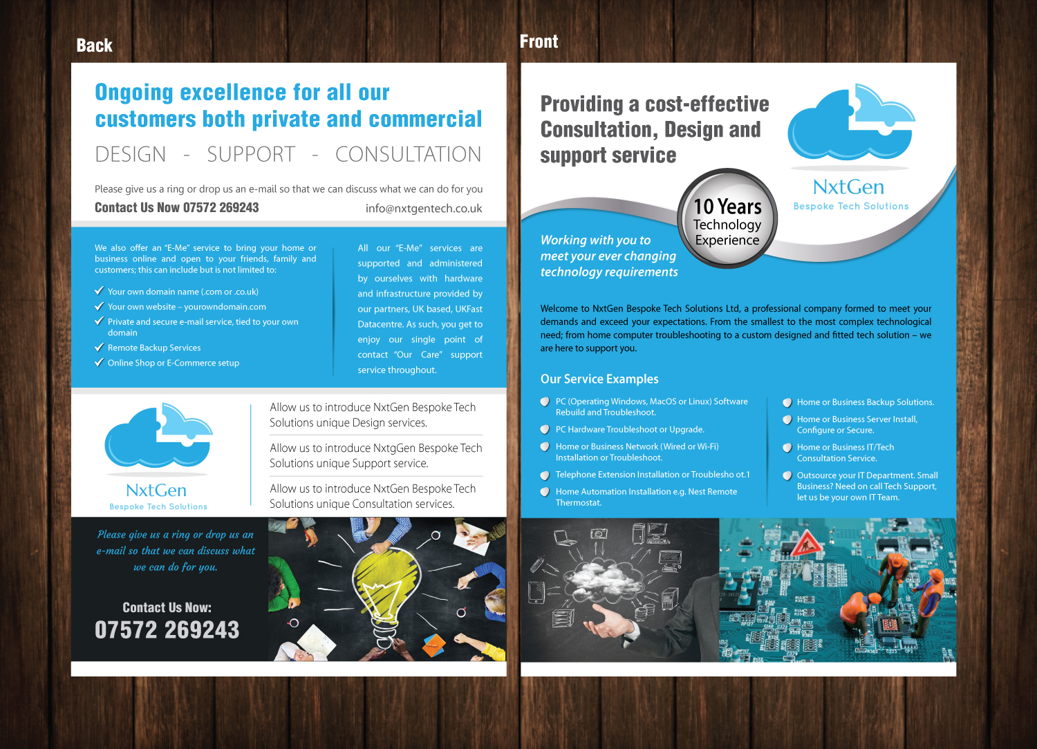 modern professional it company flyer design for a company by tech flyers design