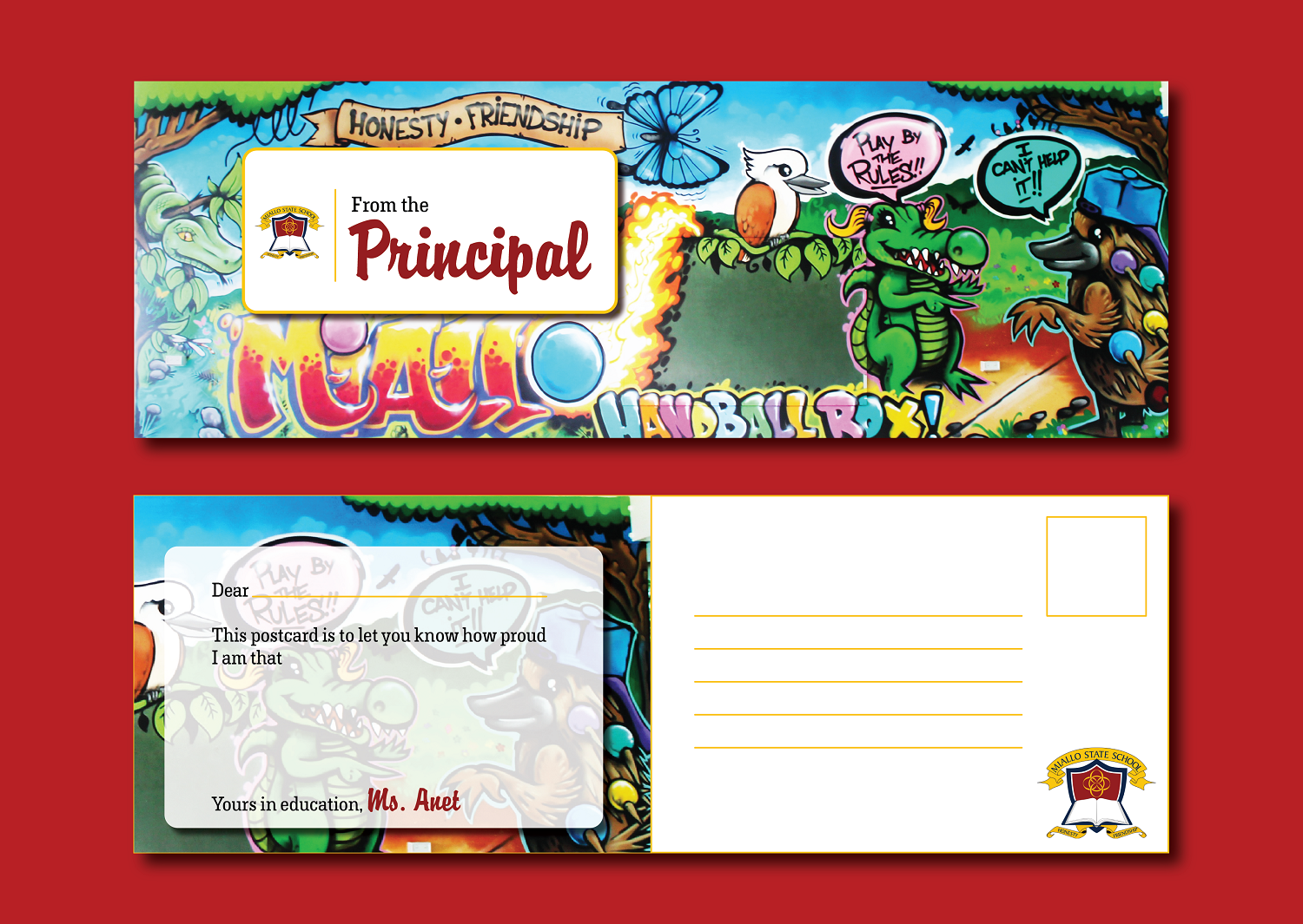 Postcard Design by Iwana Ioana for this project | Design #10062959