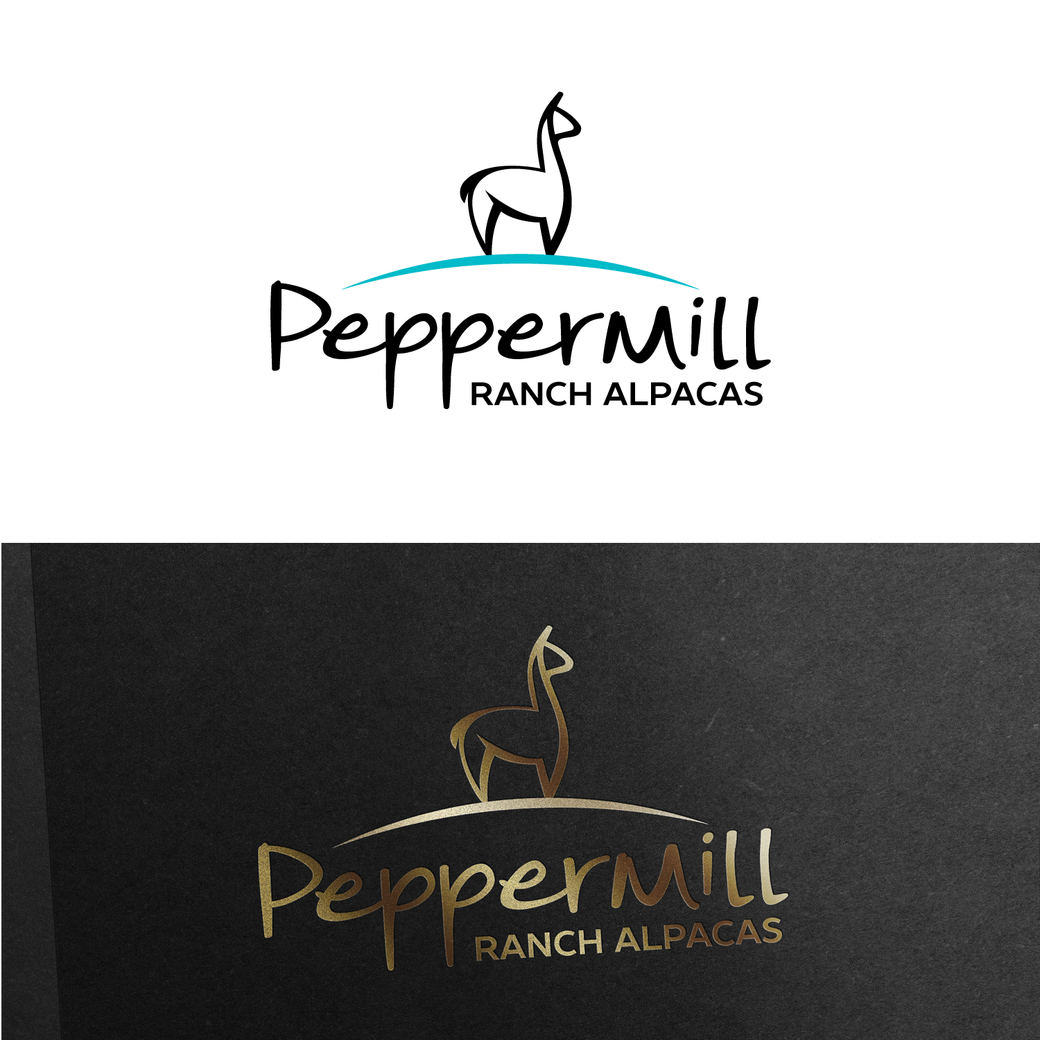 Logo Design by Omee for Peppermill Ranch Alpacas | Design #10071606