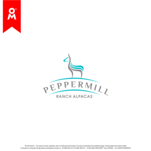 Logo Design by Omee for Peppermill Ranch Alpacas | Design: #9974770