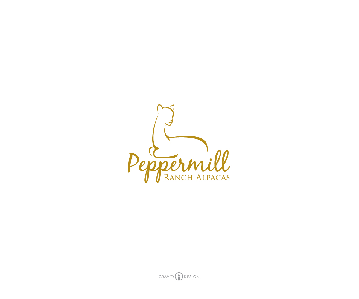 Logo Design by Gravity Designs for Peppermill Ranch Alpacas | Design #10062694