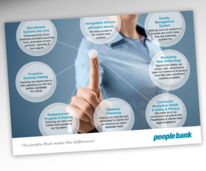 Flyer Design by andrew3344 for Peoplebank | Design: #9986842