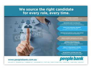 Flyer Design by Kelalo for Peoplebank | Design: #9943864