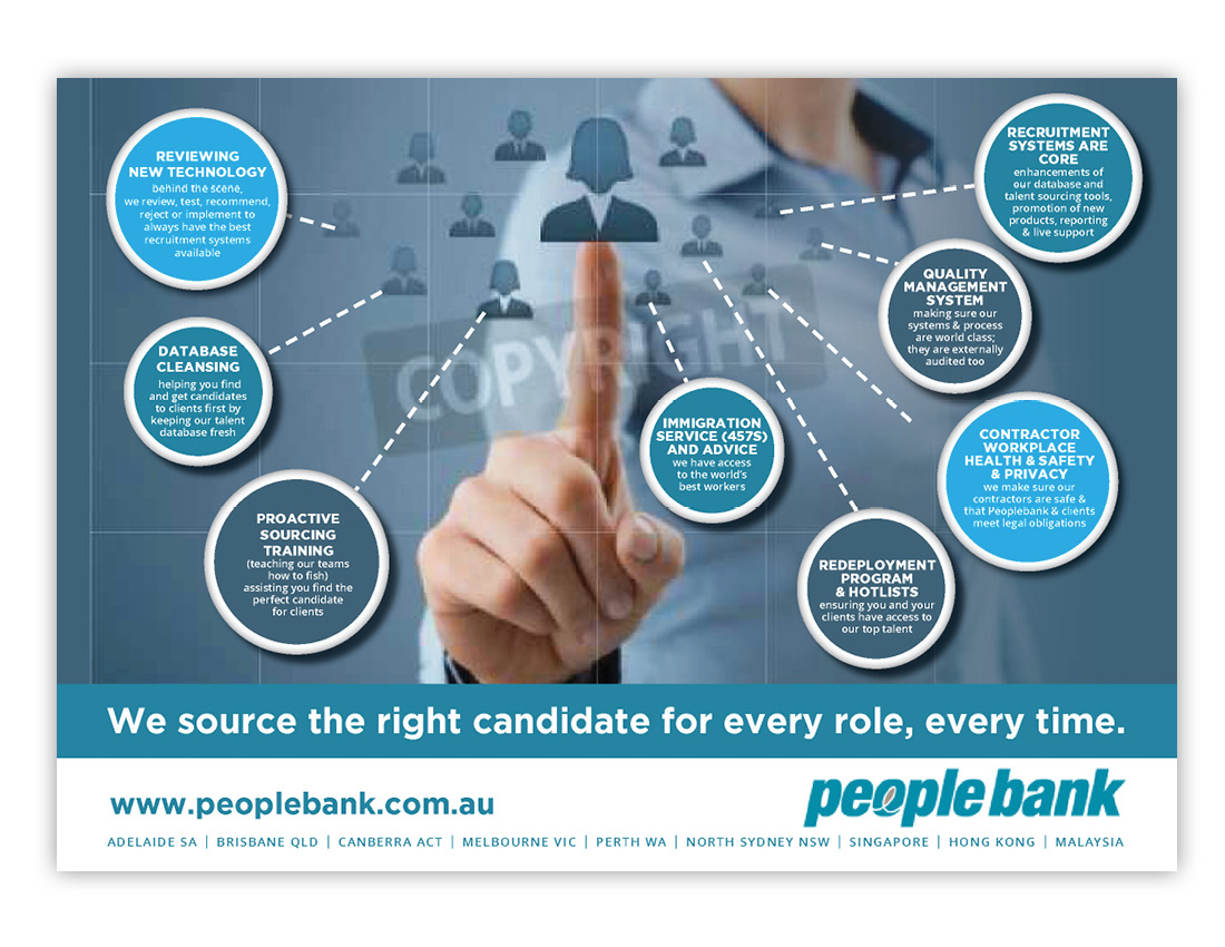 Flyer Design by Kelalo for Peoplebank | Design #9943865