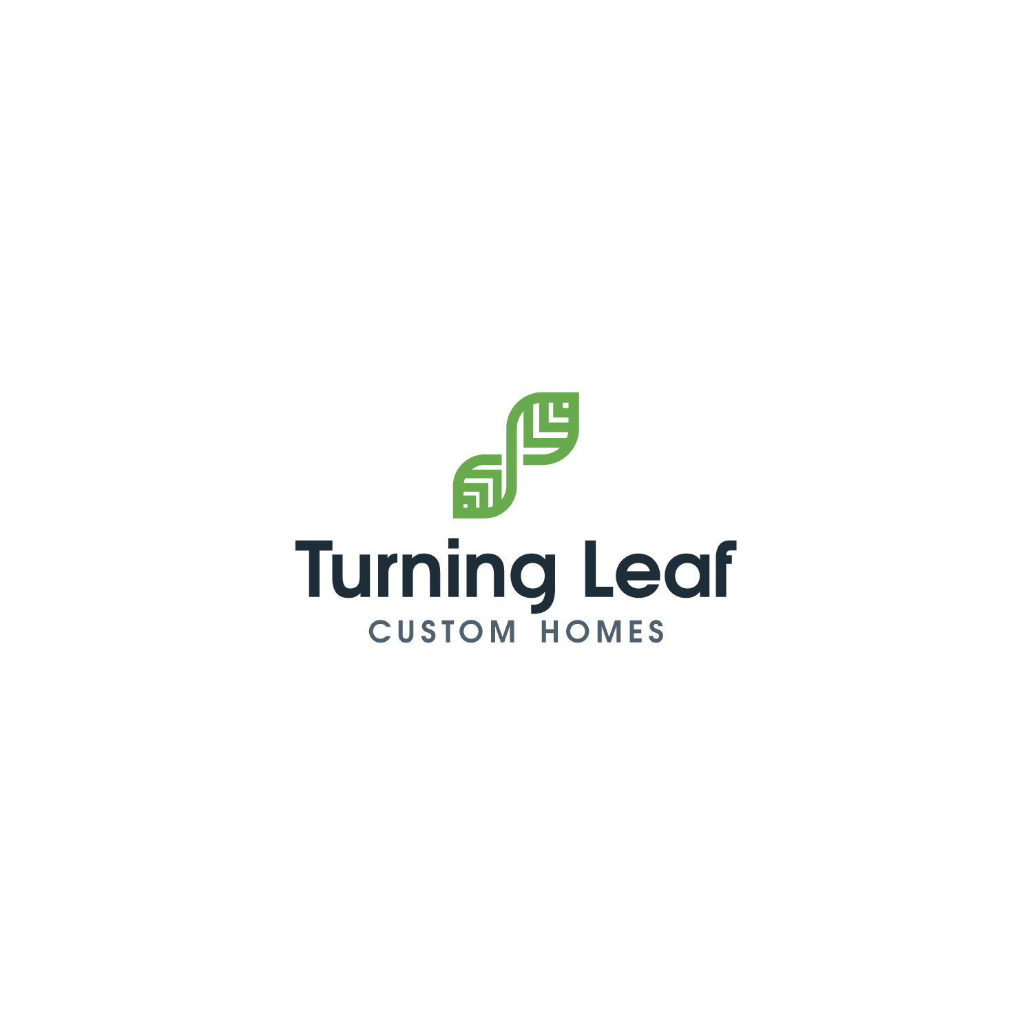 Logo Design by Omee for Turning Leaf Custom Homes | Design #9952640