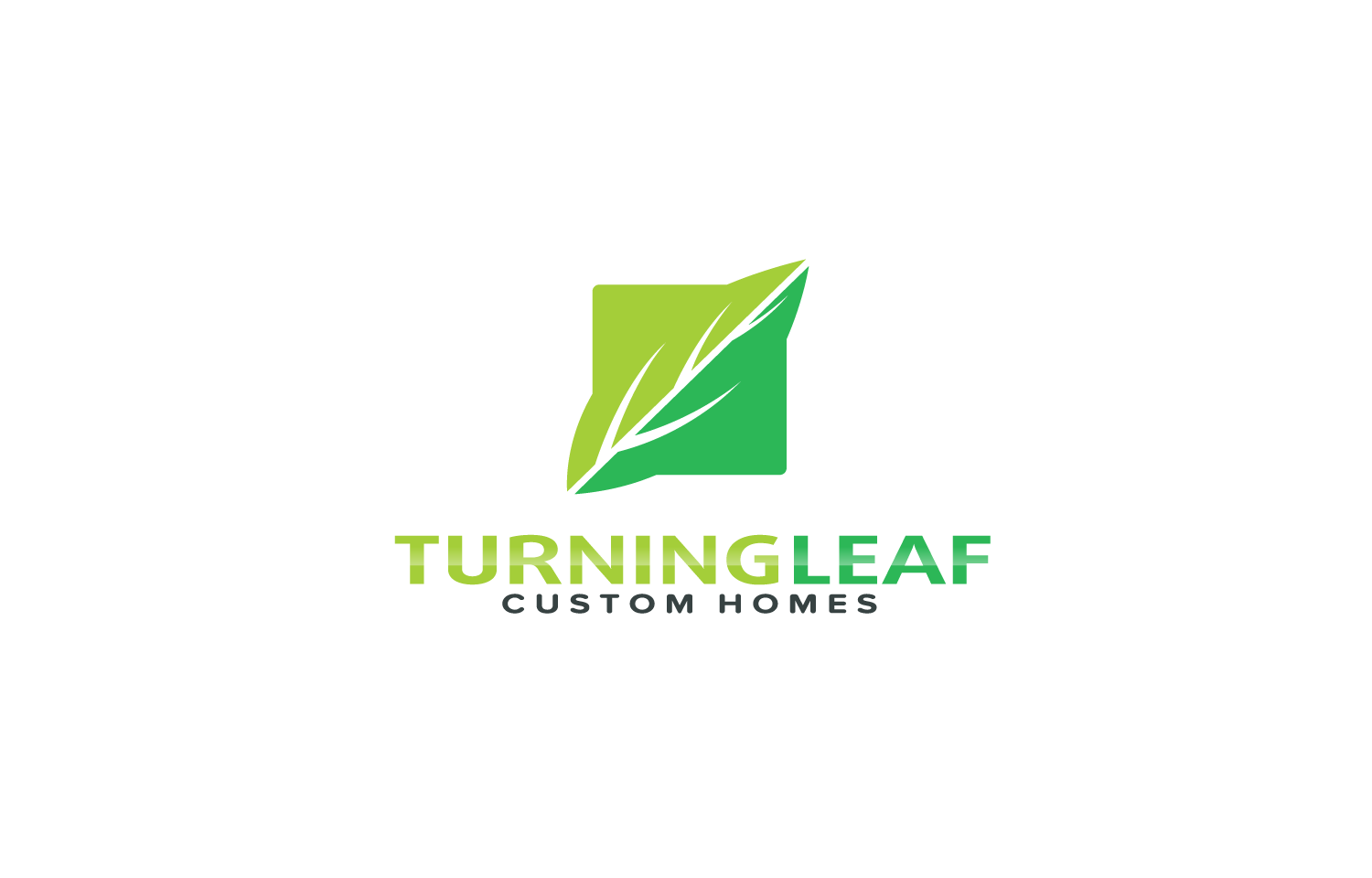 Logo Design by anonrotide for Turning Leaf Custom Homes | Design #10213980