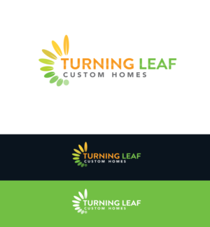 Logo Design by anonrotide for Turning Leaf Custom Homes | Design: #10226921