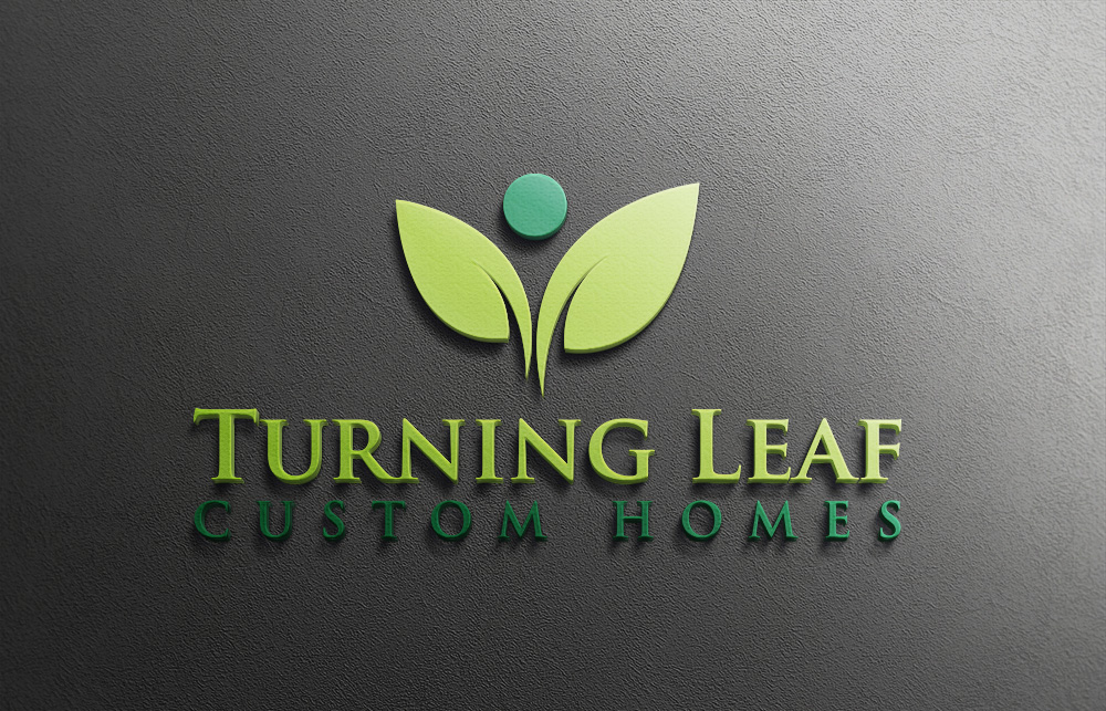 Logo Design by OWL for Turning Leaf Custom Homes | Design #10222386