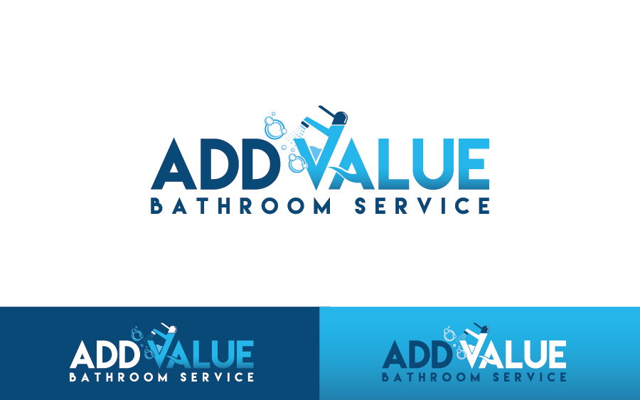 Logo-Design von debdesign für ADD VALUE Bathroom Service | Design #9947176