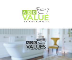 Logo-Design von pixelgrapix für ADD VALUE Bathroom Service | Design: #10077344