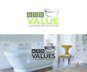 Logo-Design von pixelgrapix für ADD VALUE Bathroom Service | Design: #10077345