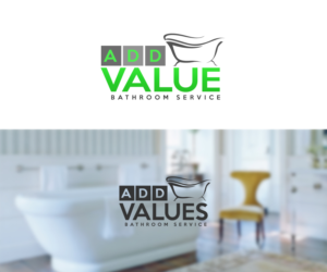 Logo-Design von pixelgrapix für ADD VALUE Bathroom Service | Design: #10084189
