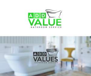 Logo-Design von pixelgrapix für ADD VALUE Bathroom Service | Design: #10084190