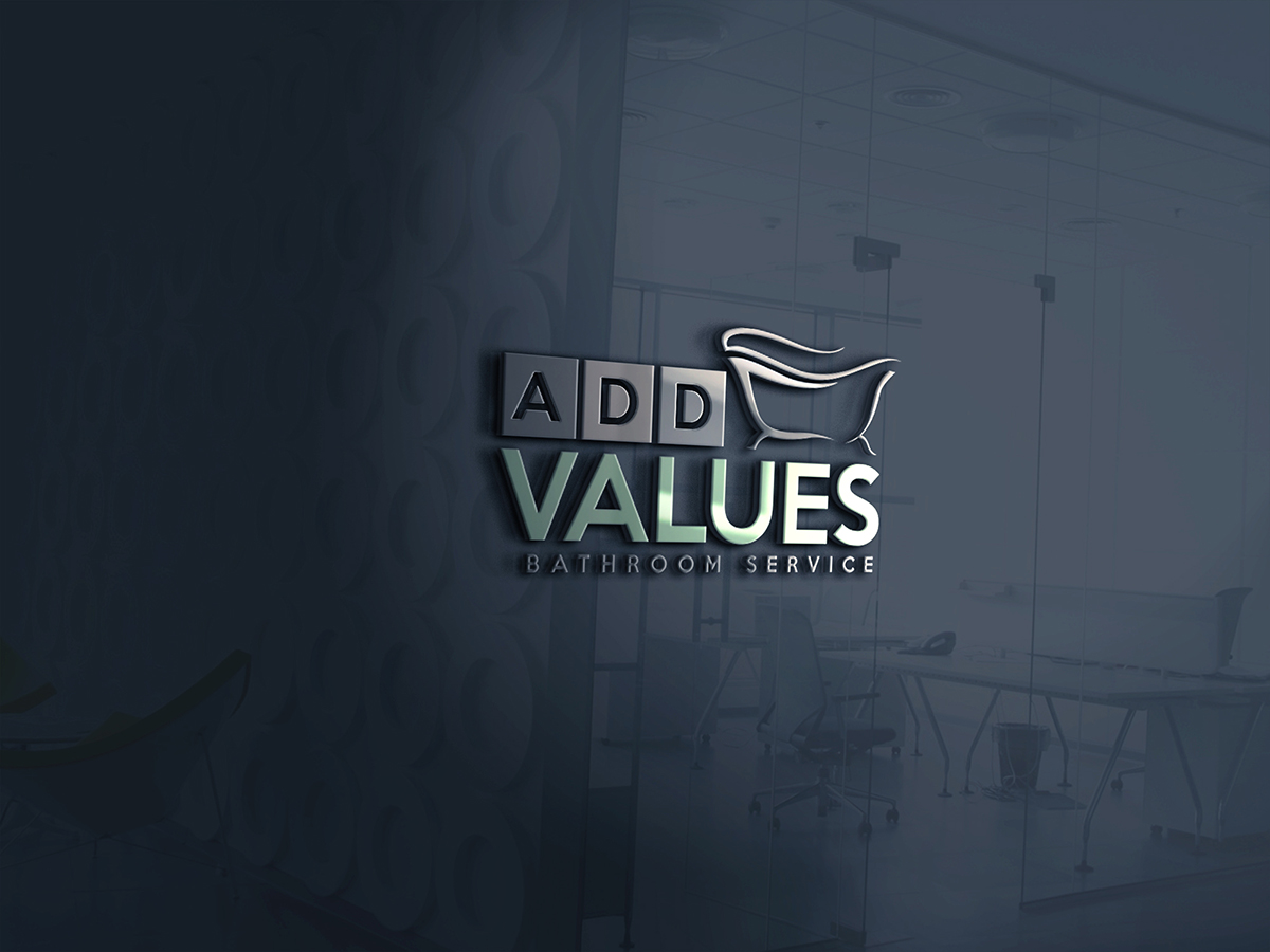 Diseño de Logo por pixelgrapix para ADD VALUE Bathroom Service | Diseño #9947172