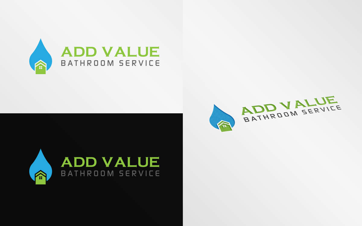 Logo-Design von Grafactory für ADD VALUE Bathroom Service | Design #10067964