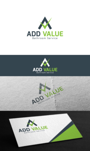 Logo-Design von Grapismo Brand Studio für ADD VALUE Bathroom Service | Design: #9946412