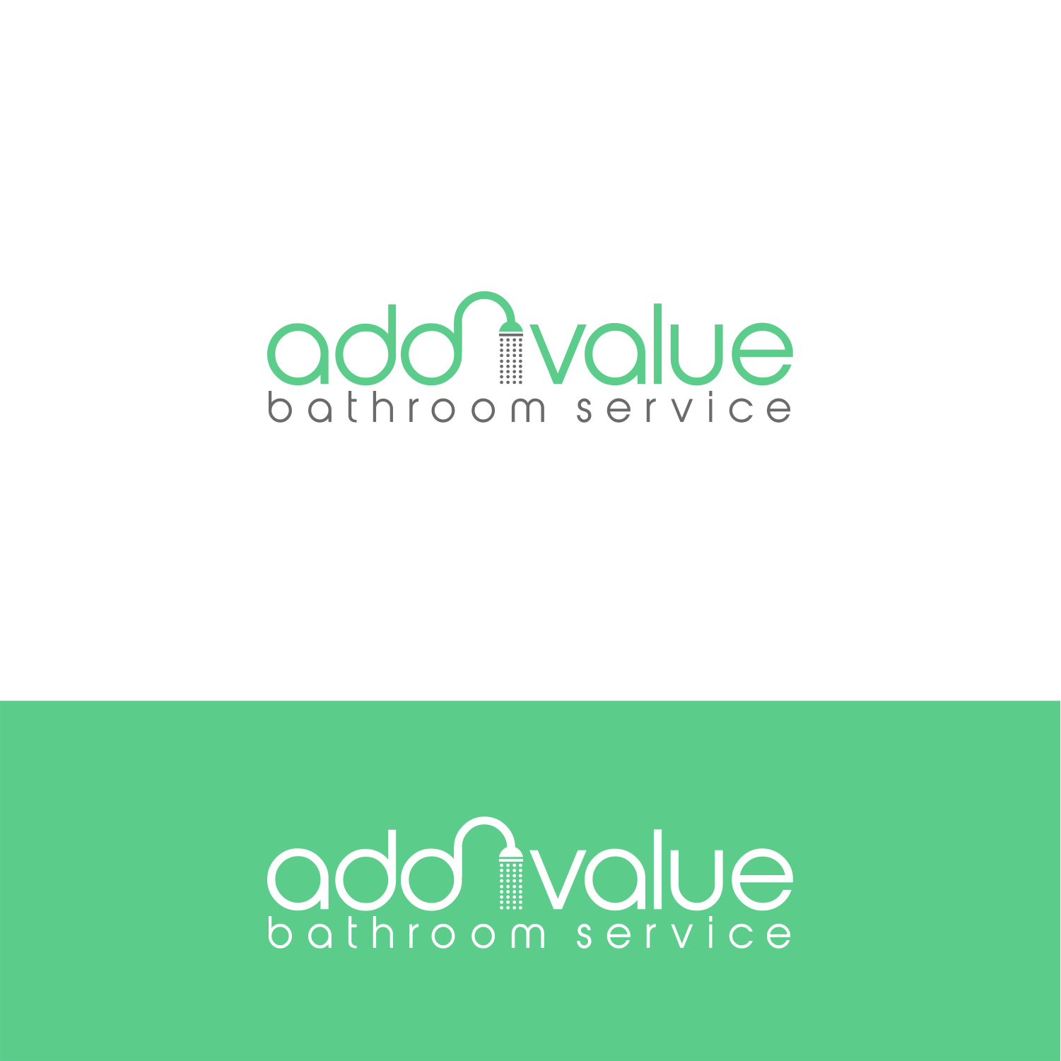 Diseño de Logo por eltorozzz para ADD VALUE Bathroom Service | Diseño #10037907