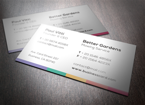 Business Card Design by the.x for this project | Design: #2155433