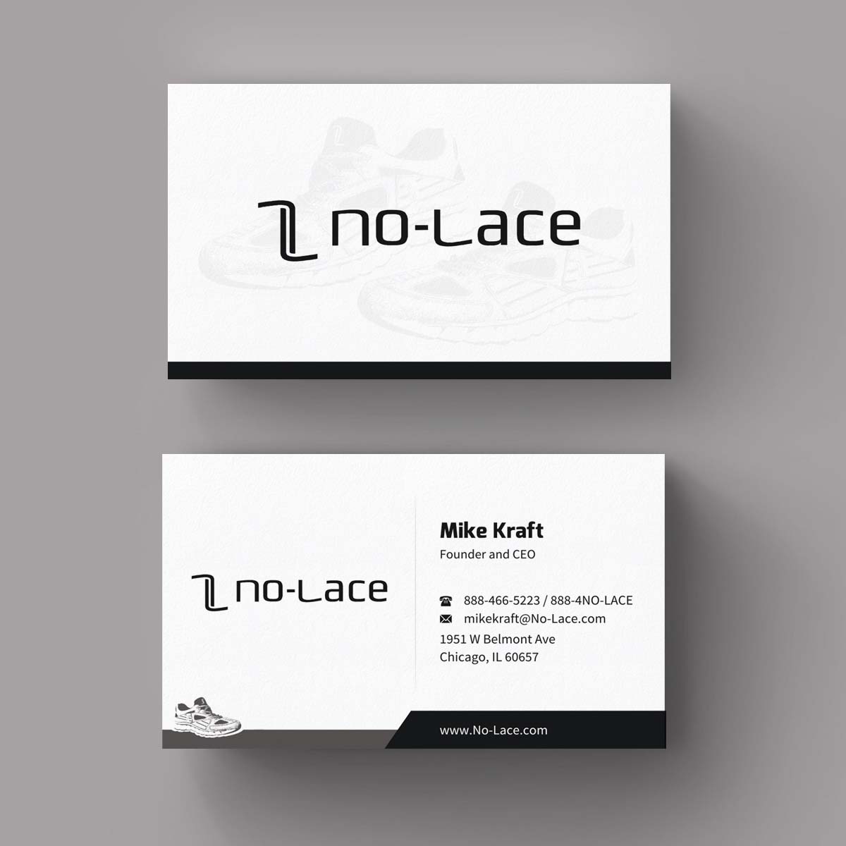 Design de Carte de Visite par INDIAN_Ashok pour No-Lace | Design #9976892