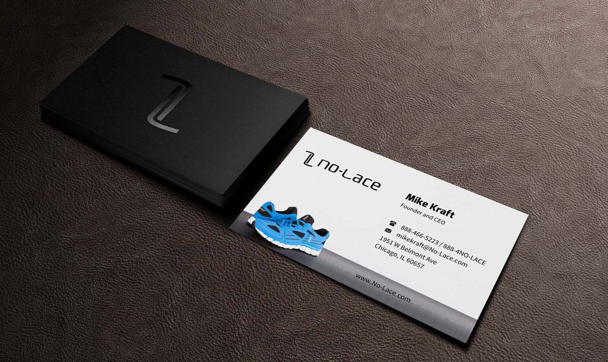 Business Card Design by INDIAN_Ashok for No-Lace | Design #9976903