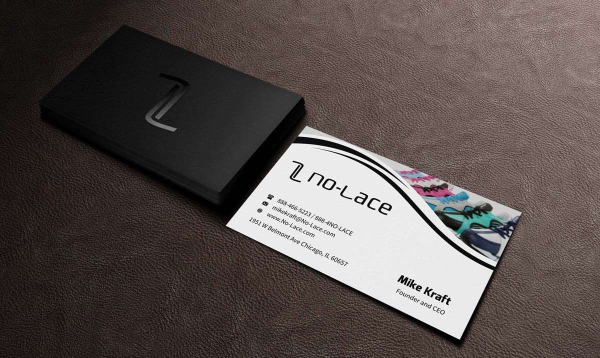 Business Card Design by INDIAN_Ashok for No-Lace | Design #9976908