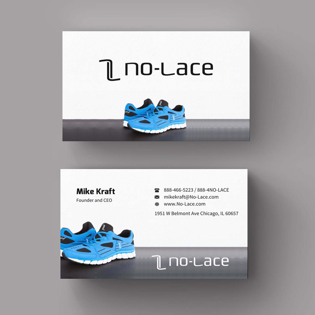 Business Card Design by INDIAN_Ashok for No-Lace | Design #9976909