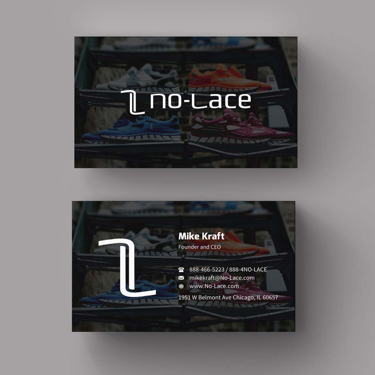 Business Card Design by INDIAN_Ashok for No-Lace | Design #9976924
