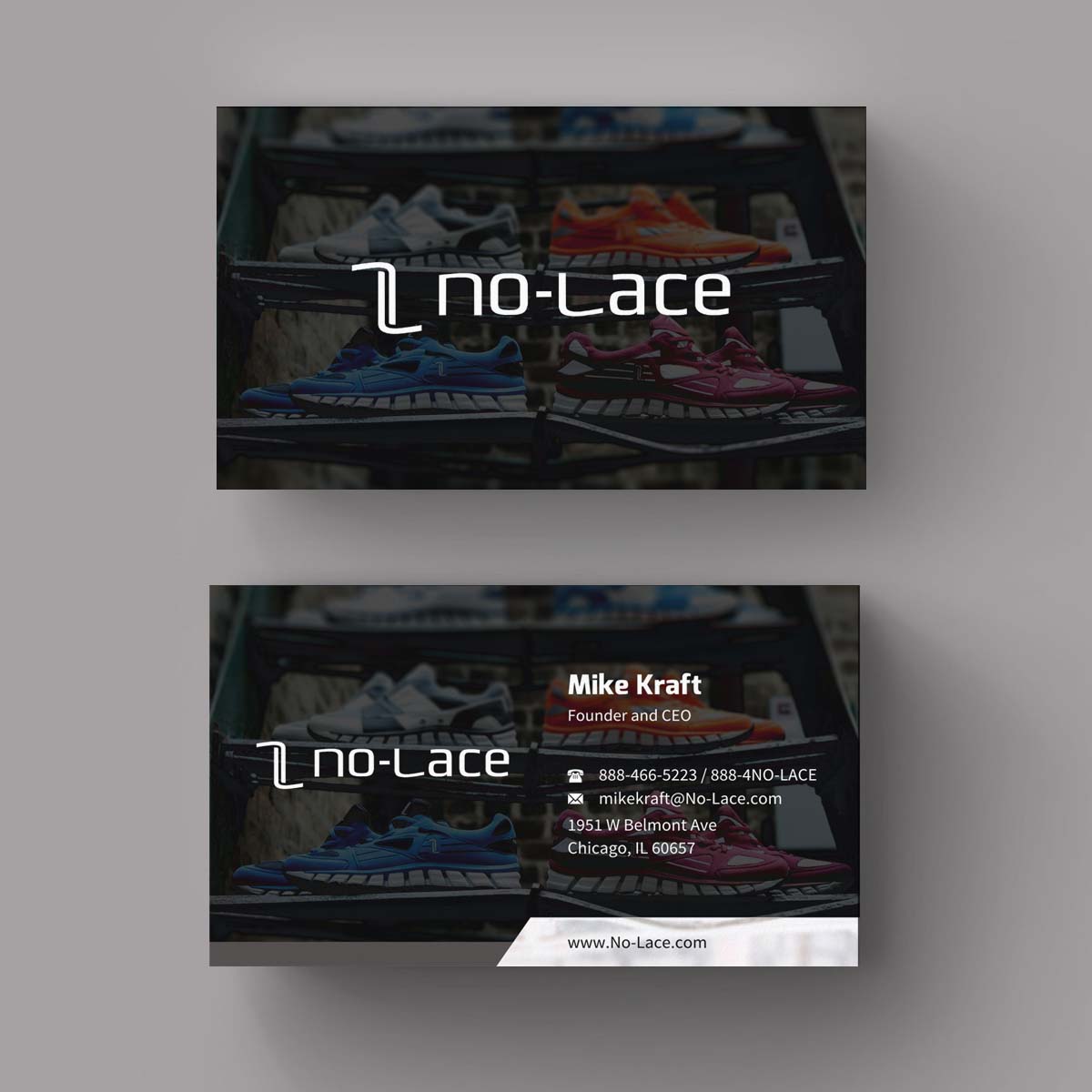 Business Card Design by INDIAN_Ashok for No-Lace | Design #9976925