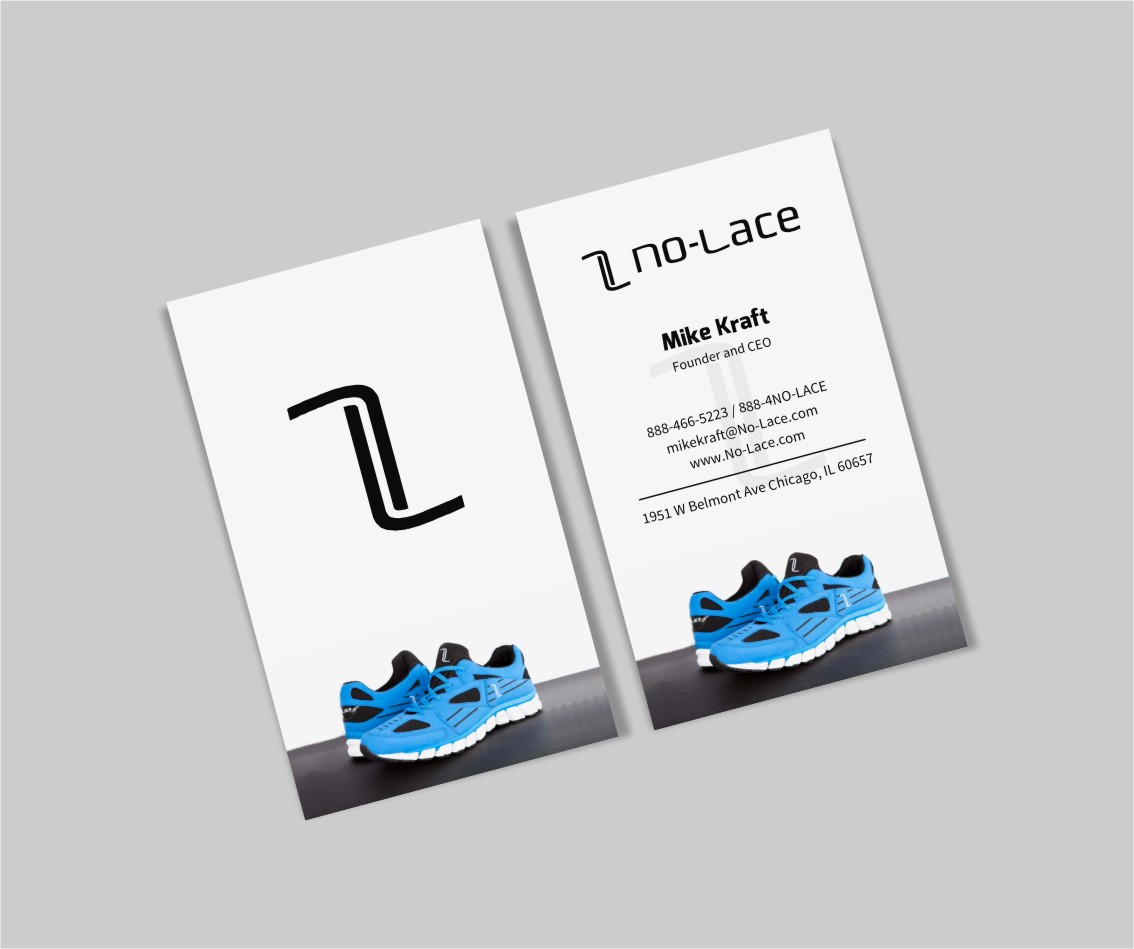 Business Card Design by INDIAN_Ashok for No-Lace | Design #9977036