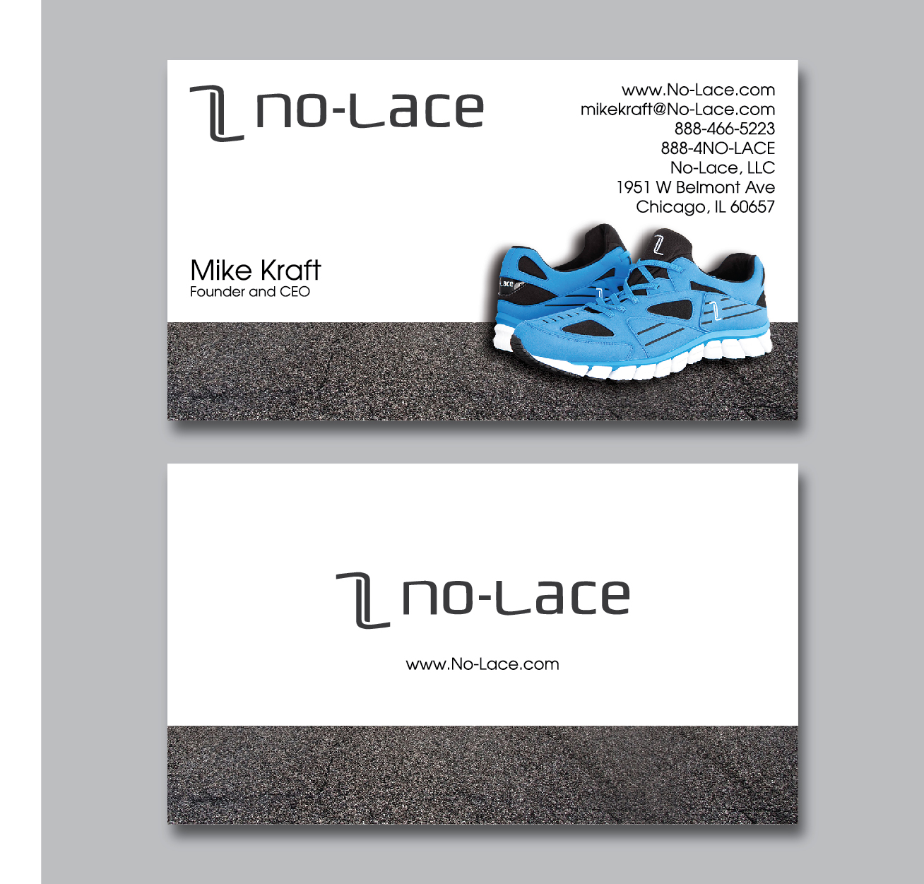 Visitenkarten-Design von Khalid Mehmood für No-Lace | Design #10010346