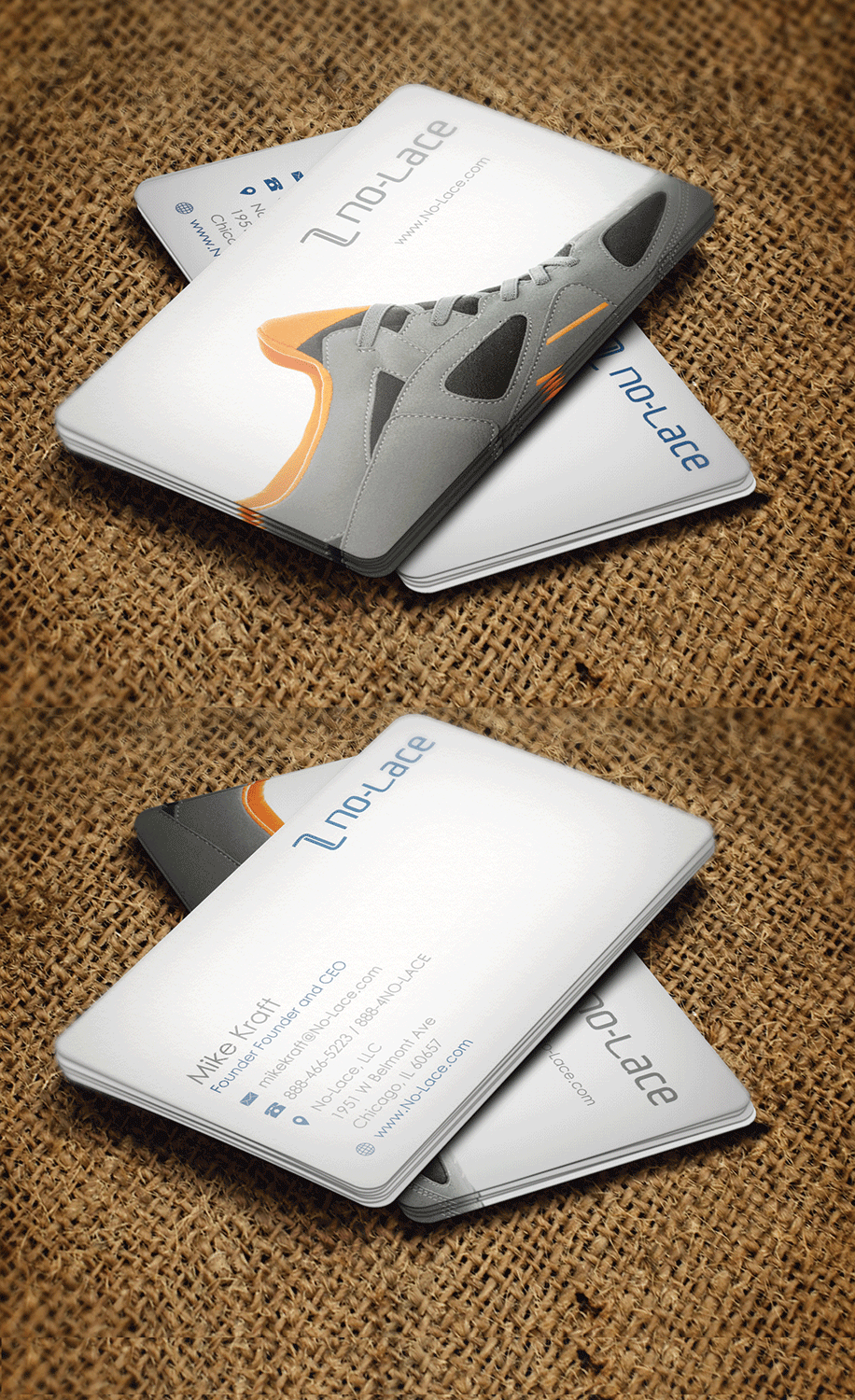 Diseño de Tarjeta de Presentación por Riz' para No-Lace | Diseño #9950121