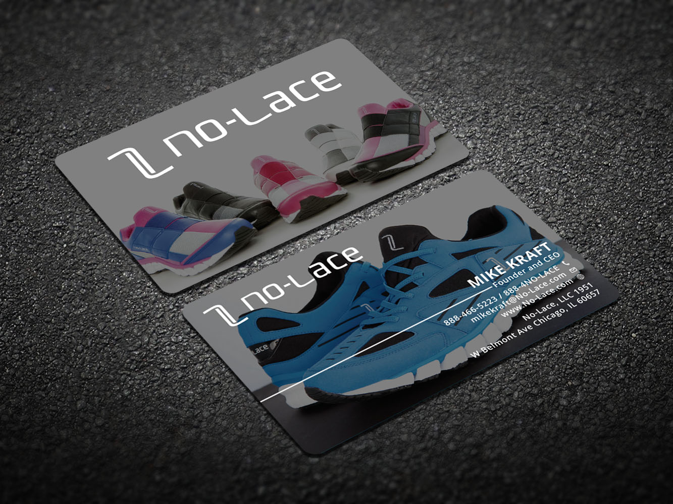 Business Card Design by Verified artistry (Design garden) for No-Lace | Design #10069615