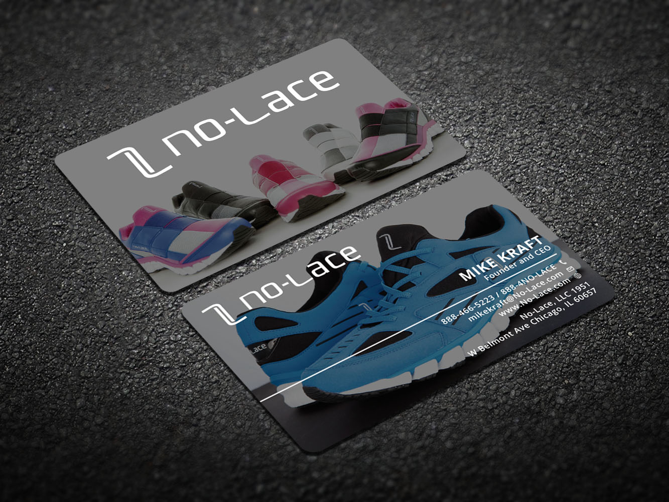 Business Card Design by Verified artistry (Design garden) for No-Lace | Design #10069624