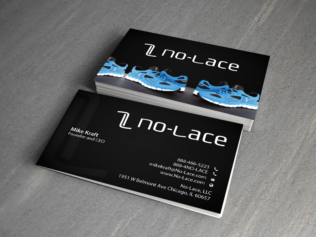 Business Card Design by Creations Box 2015 for No-Lace | Design #9983165