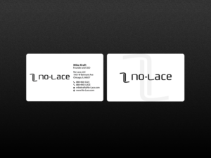 Business Card Design by Creations Box 2015 for No-Lace | Design: #9983179