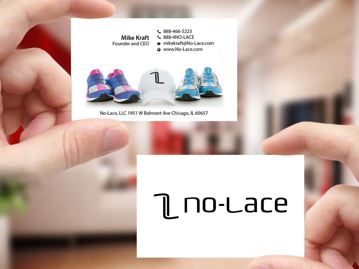 Business Card Design by Creations Box 2015 for No-Lace | Design #9983183