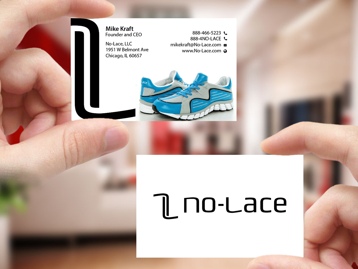 Business Card Design by Creations Box 2015 for No-Lace | Design #9983184