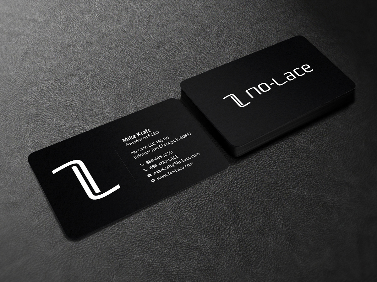 Business Card Design by Creations Box 2015 for No-Lace | Design #9983185