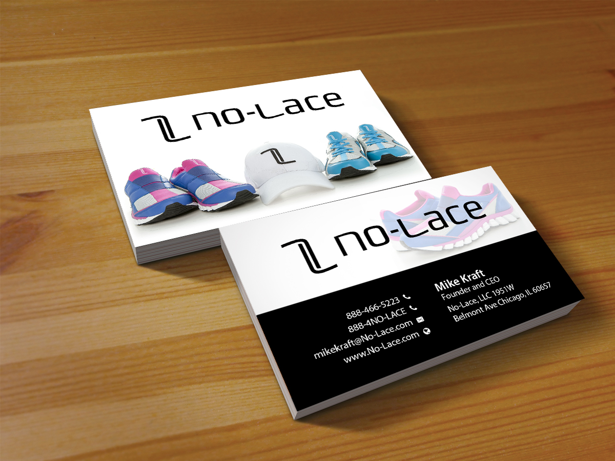 Business Card Design by Creations Box 2015 for No-Lace | Design #9983217