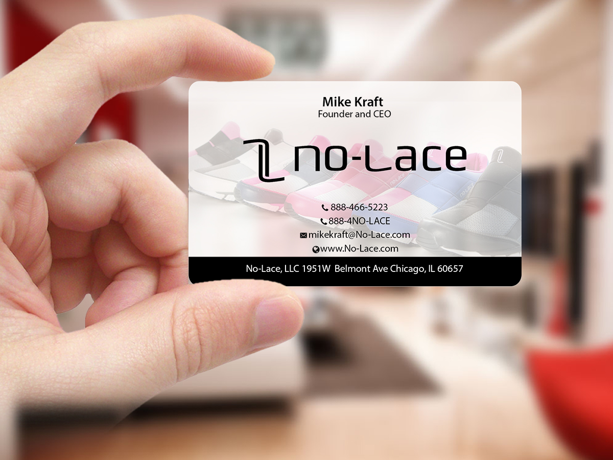 Business Card Design by Creations Box 2015 for No-Lace | Design #9983218