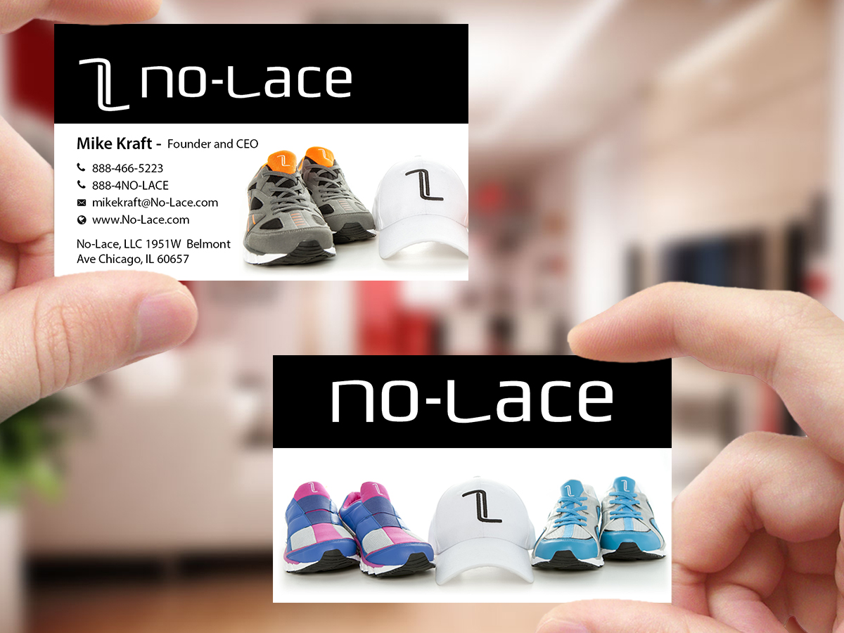 Business Card Design by Creations Box 2015 for No-Lace | Design #9983238