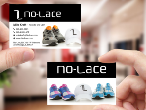 Business Card Design by Creations Box 2015 for No-Lace | Design: #9983238