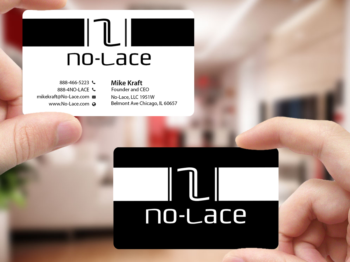 Business Card Design by Creations Box 2015 for No-Lace | Design #9983240